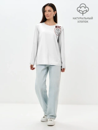 Лонгслив женский. Хлопок / МЧС