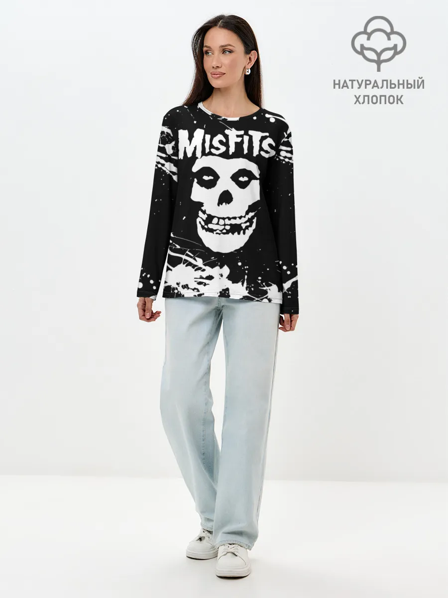 Лонгслив женский. Хлопок / MISFITS [4]