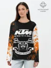 Лонгслив женский. Хлопок / KTM MOTORCYCLES / КТМ МОТОЦИКЛЫ