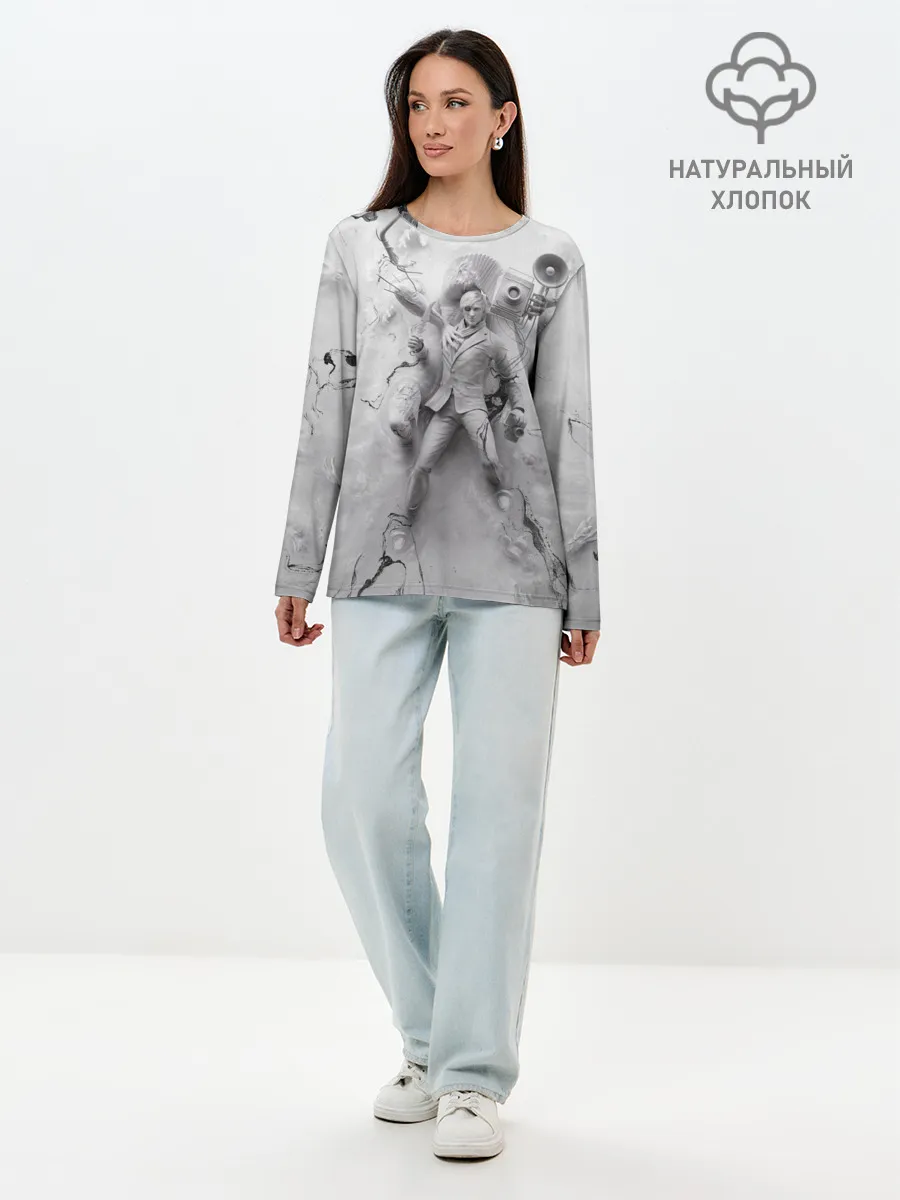 Лонгслив женский. Хлопок / The Evil Within 2