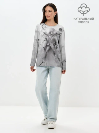 Лонгслив женский. Хлопок / The Evil Within 2