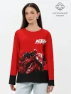 Лонгслив женский. Хлопок / KTM MOTORCYCLES / КТМ МОТОЦИКЛ