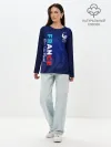 Лонгслив женский. Хлопок / Сборная Франции