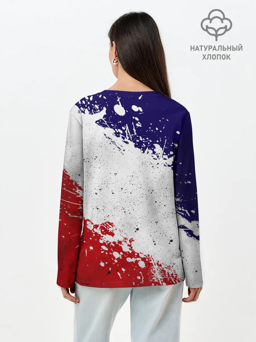 Лонгслив женский. Хлопок / Сборная Франции