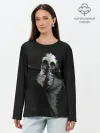 Лонгслив женский. Хлопок / Wolf