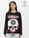 Лонгслив женский. Хлопок / YAMAHA / ЯМАХА / МОТОСПОРТ