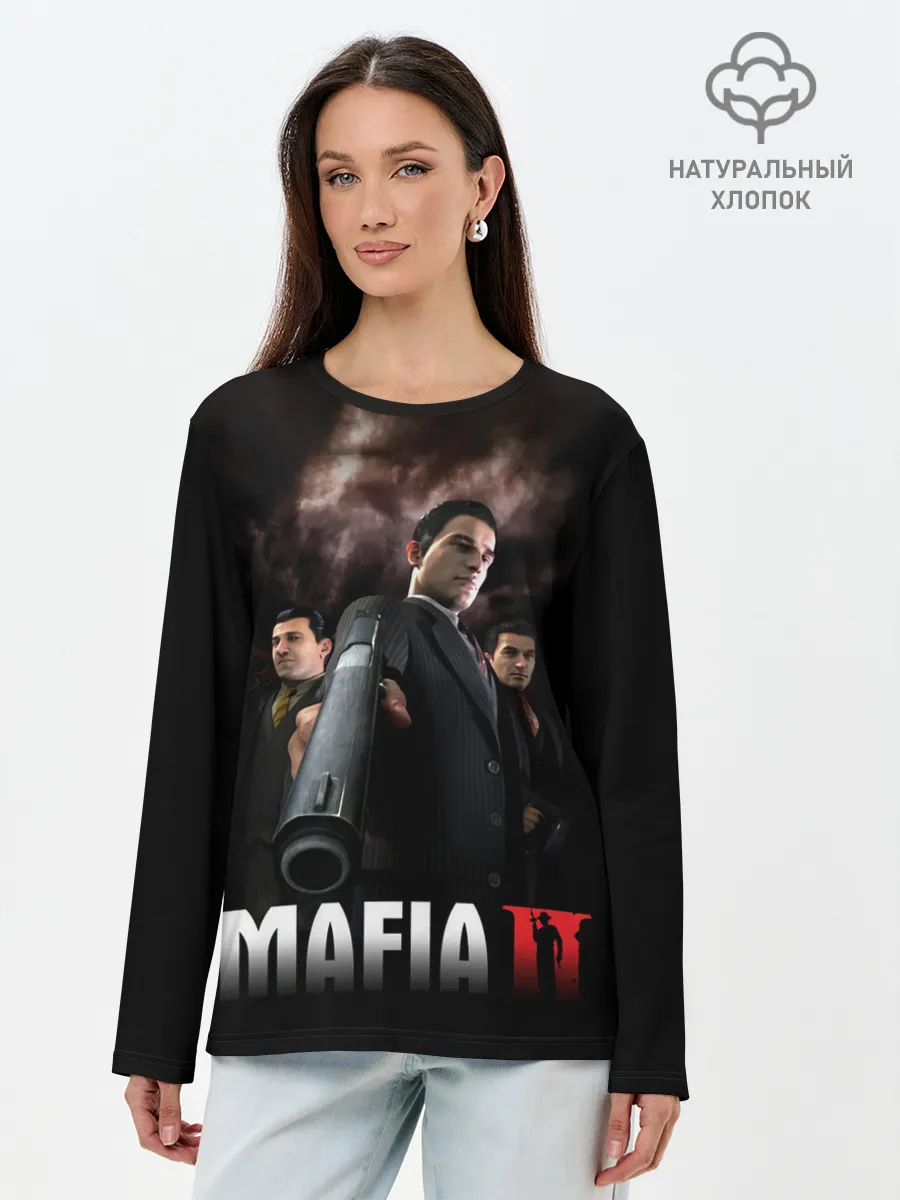 Лонгслив женский. Хлопок / Мафиозное братство