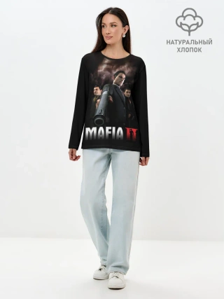 Лонгслив женский. Хлопок / Мафиозное братство