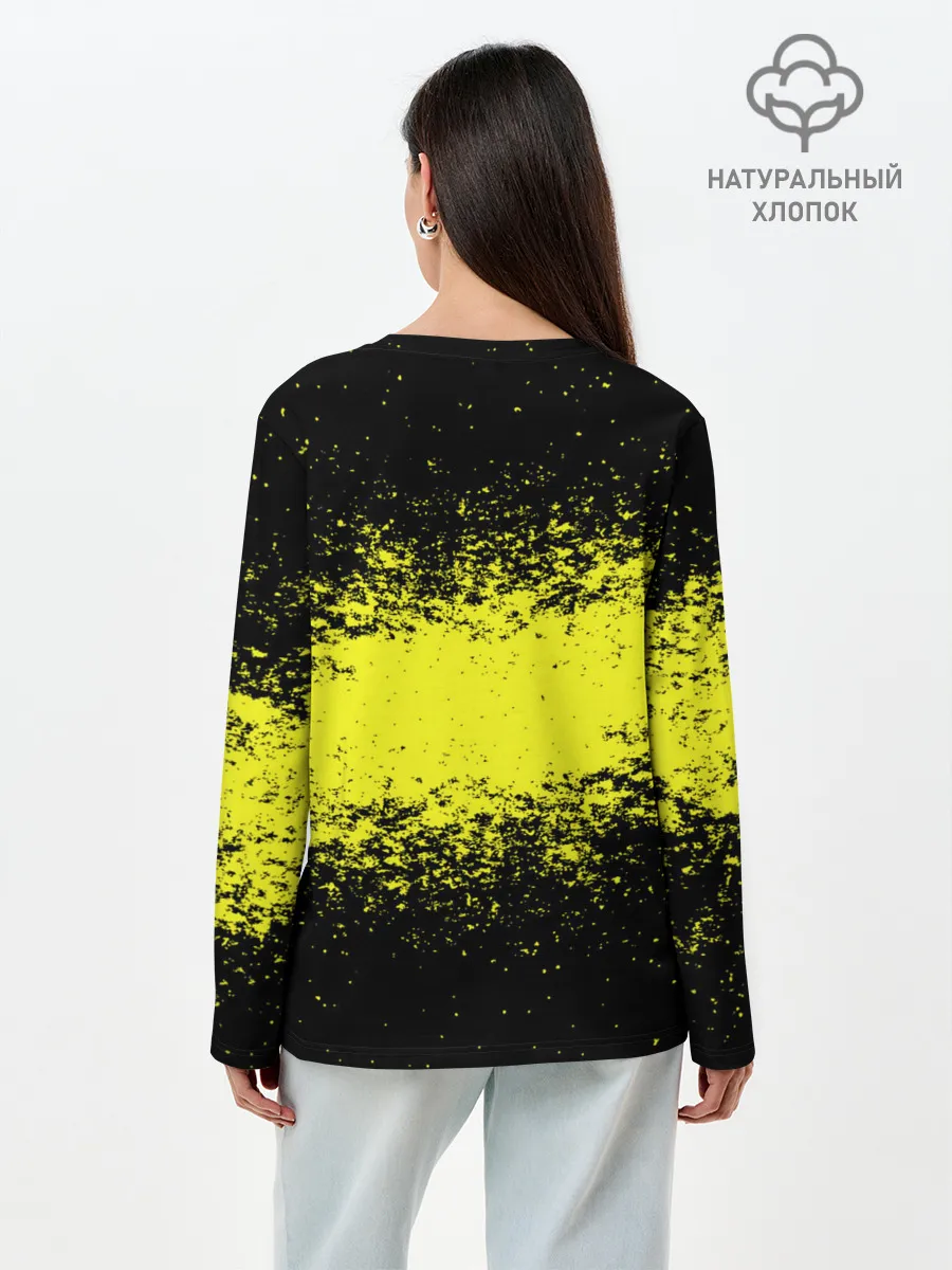 Лонгслив женский. Хлопок / Neon Abyss