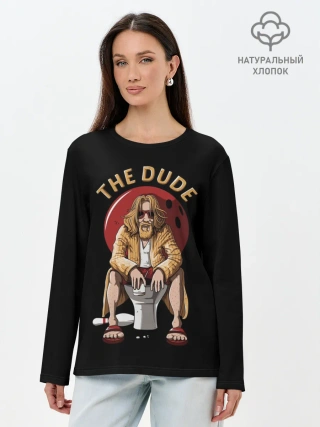 Лонгслив женский. Хлопок / THE DUDE