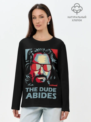 Лонгслив женский. Хлопок / The Dude Abides