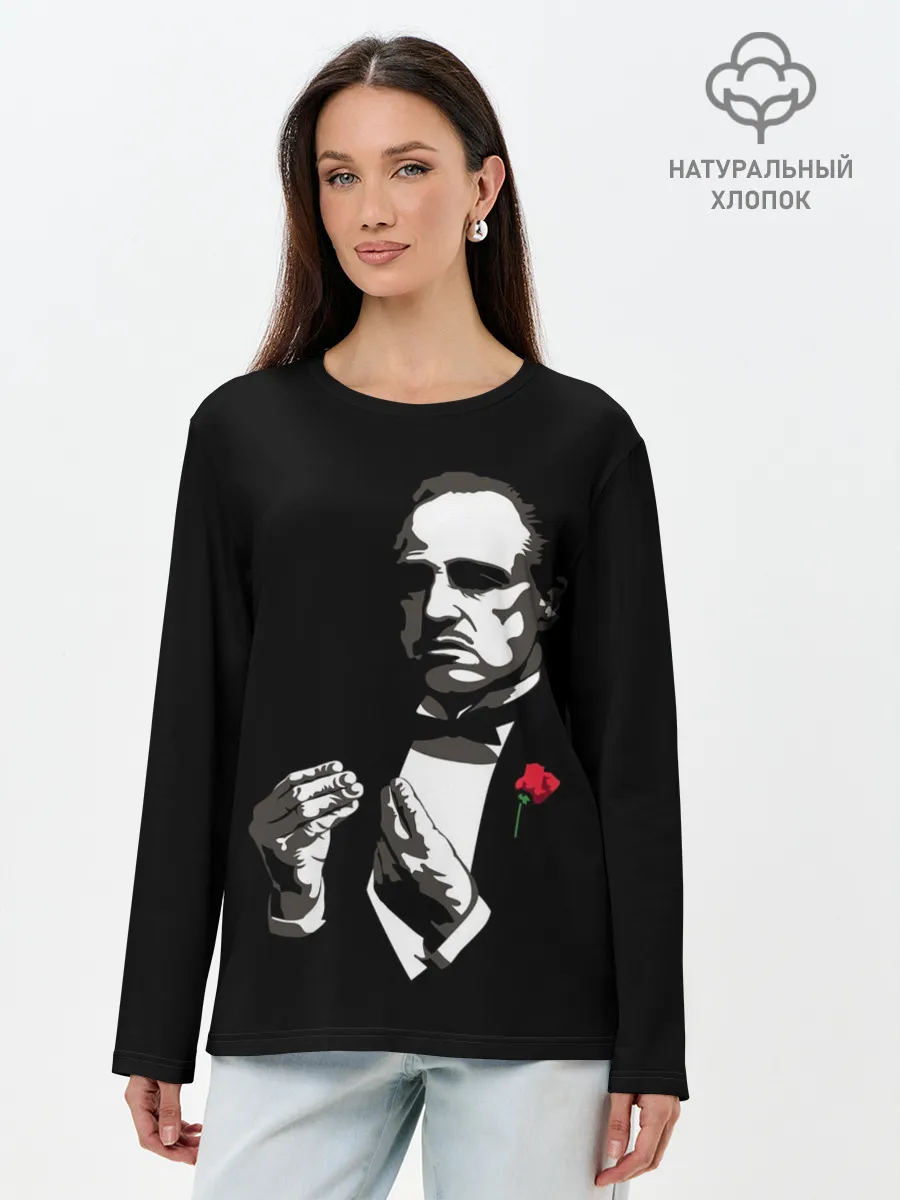 Лонгслив женский. Хлопок / Крёстный Отец | The Godfather