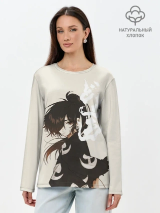 Лонгслив женский. Хлопок / Hyakkimaru
