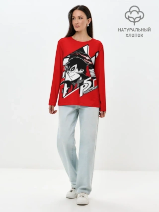 Лонгслив женский. Хлопок / Ren Amamiya