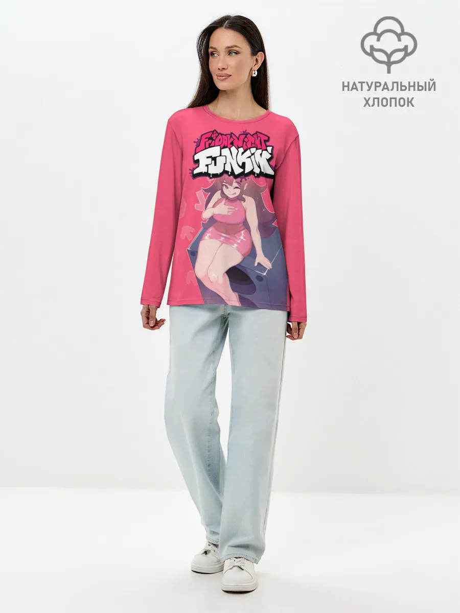 Лонгслив женский. Хлопок / FNF Girlfriend