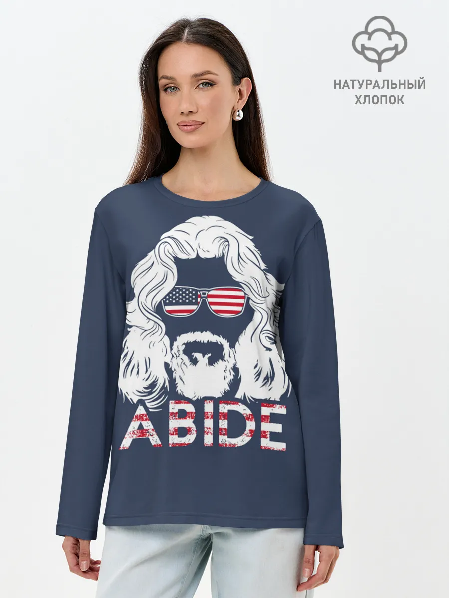 Лонгслив женский. Хлопок / ABIDE Большой Лебовский