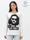 Лонгслив женский. Хлопок / In Dude we trust