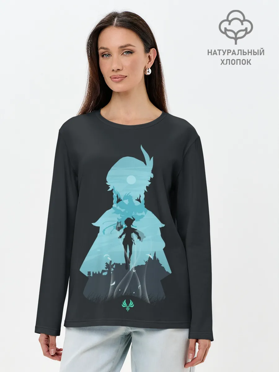 Лонгслив женский. Хлопок / Venti GI