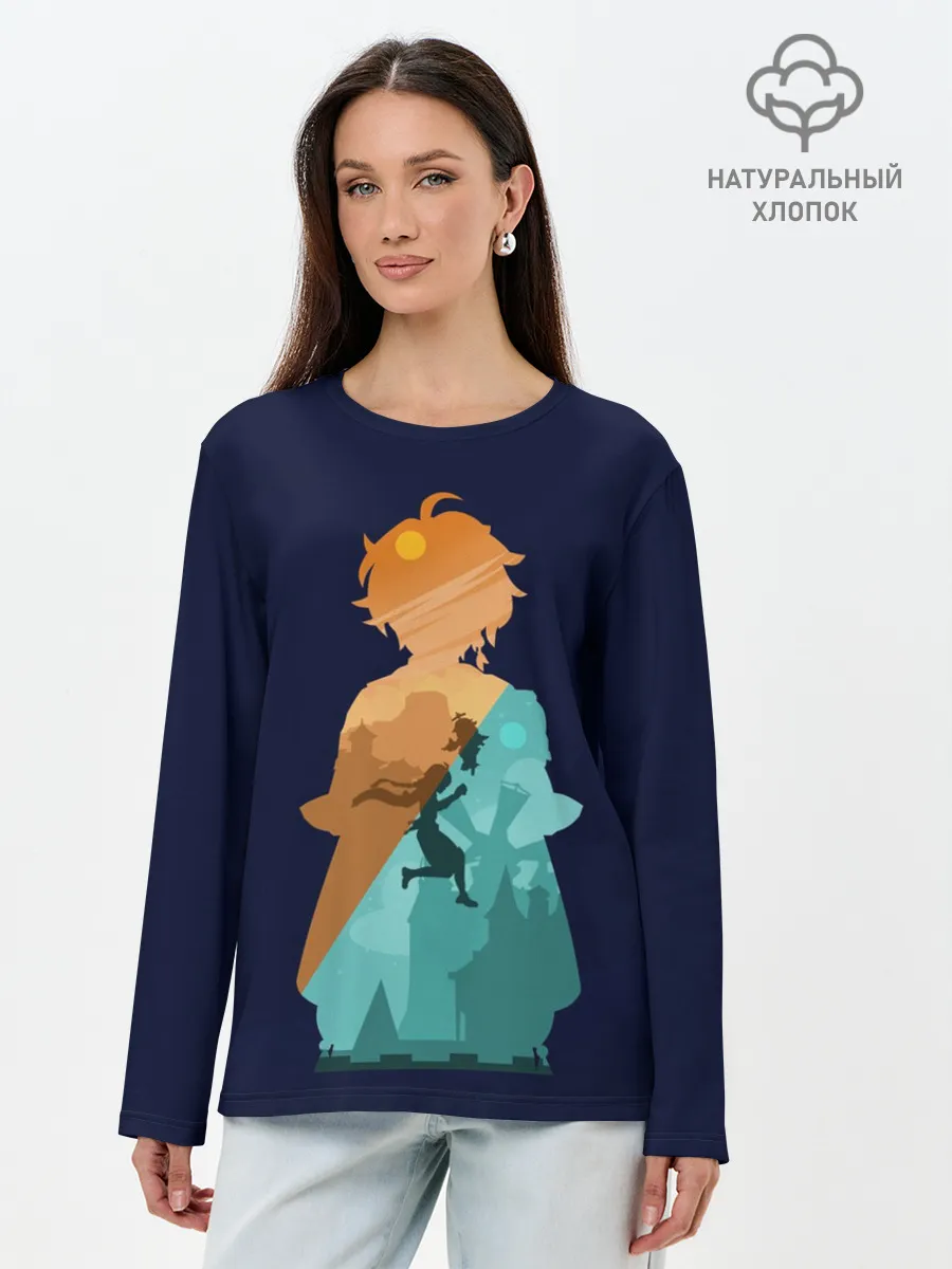 Лонгслив женский. Хлопок / Aerher GI