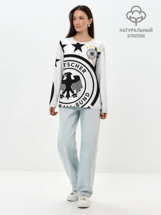 Лонгслив женский. Хлопок / Сборная Германии