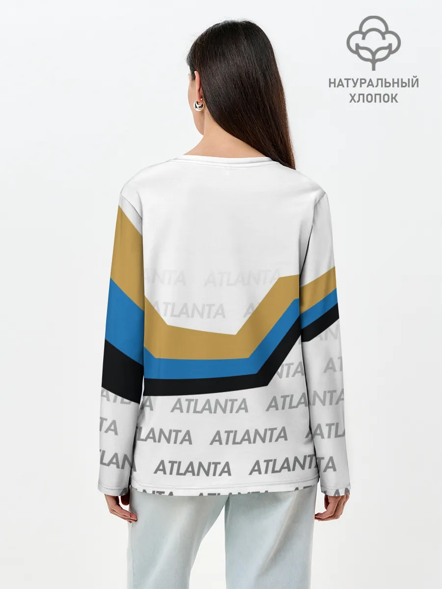 Лонгслив женский. Хлопок / FC ATALANTA / ФК АТАЛАНТА
