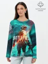 Лонгслив женский. Хлопок / Battlefield 2042