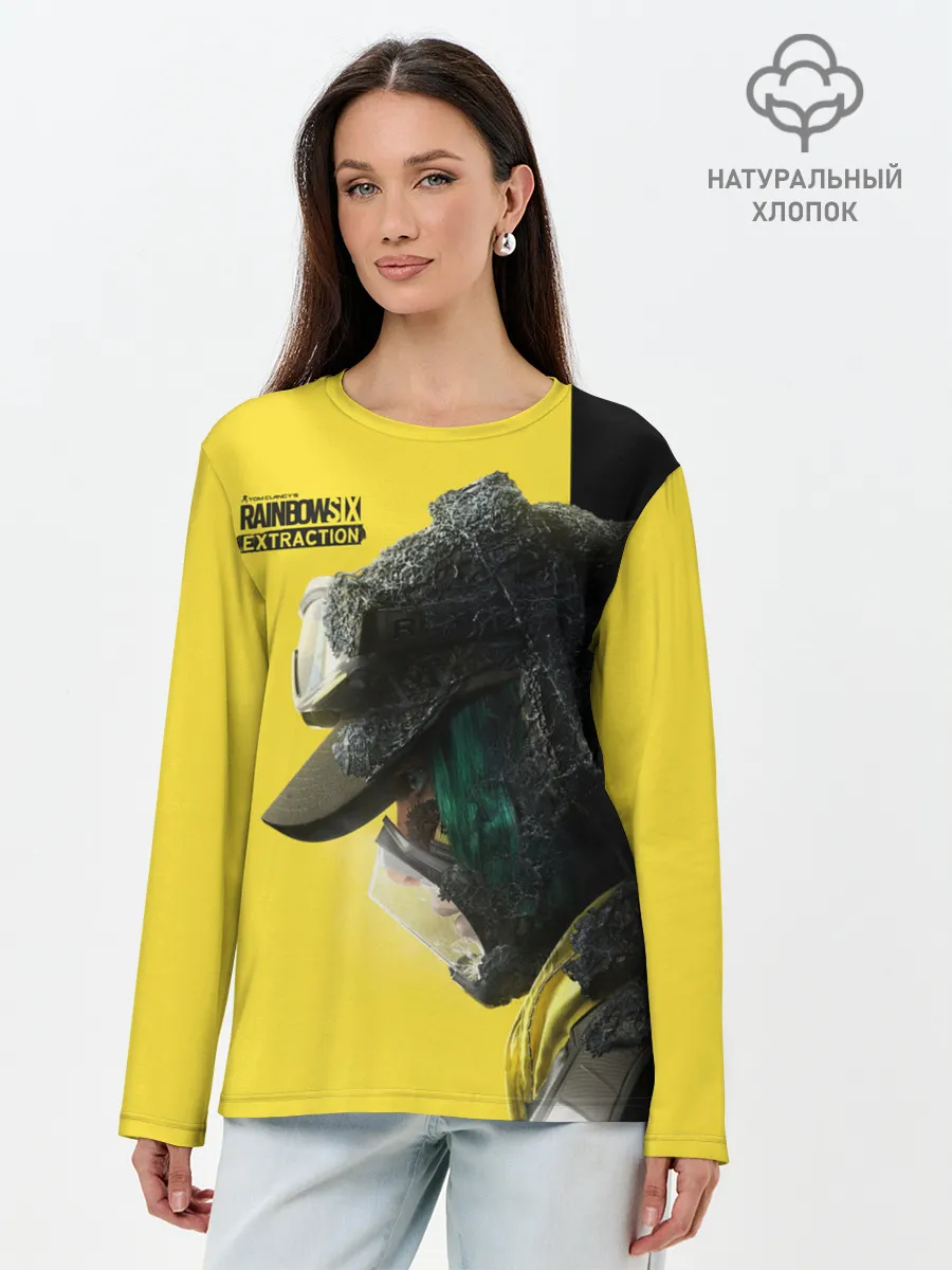 Лонгслив женский. Хлопок / Rainbow Six Extraction / Радуга 6 Эвакуация