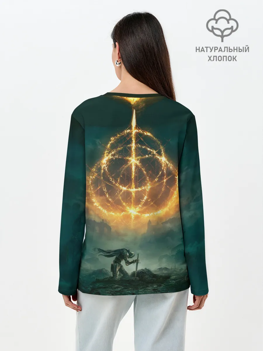 Лонгслив женский. Хлопок / Elden Ring key art