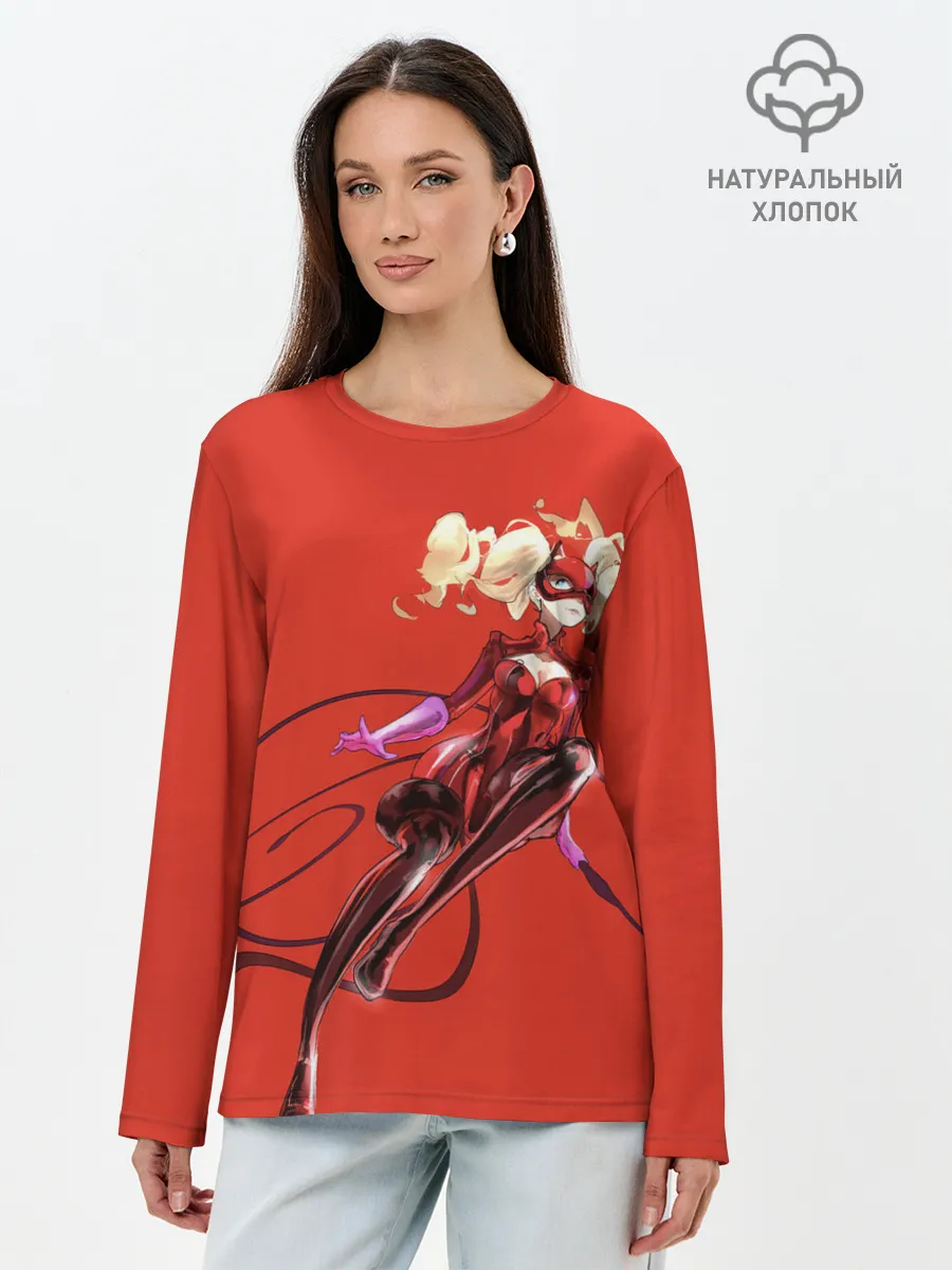 Лонгслив женский. Хлопок / Takamaki