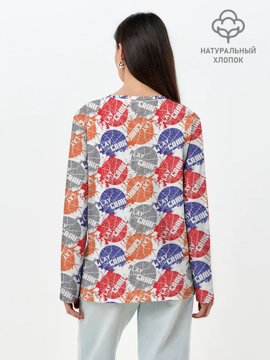 Лонгслив женский. Хлопок / PLAY GAME