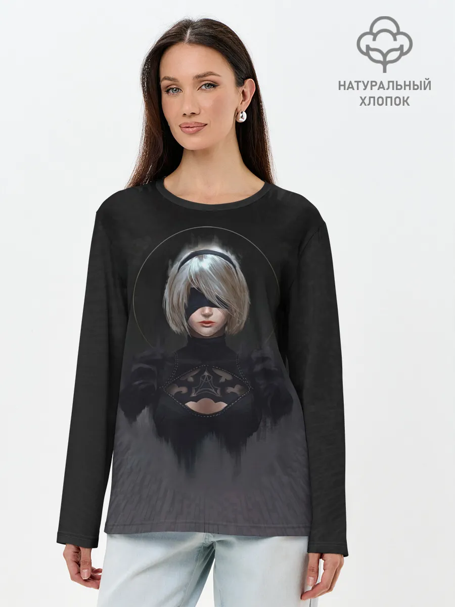 Лонгслив женский. Хлопок / Nier 3D