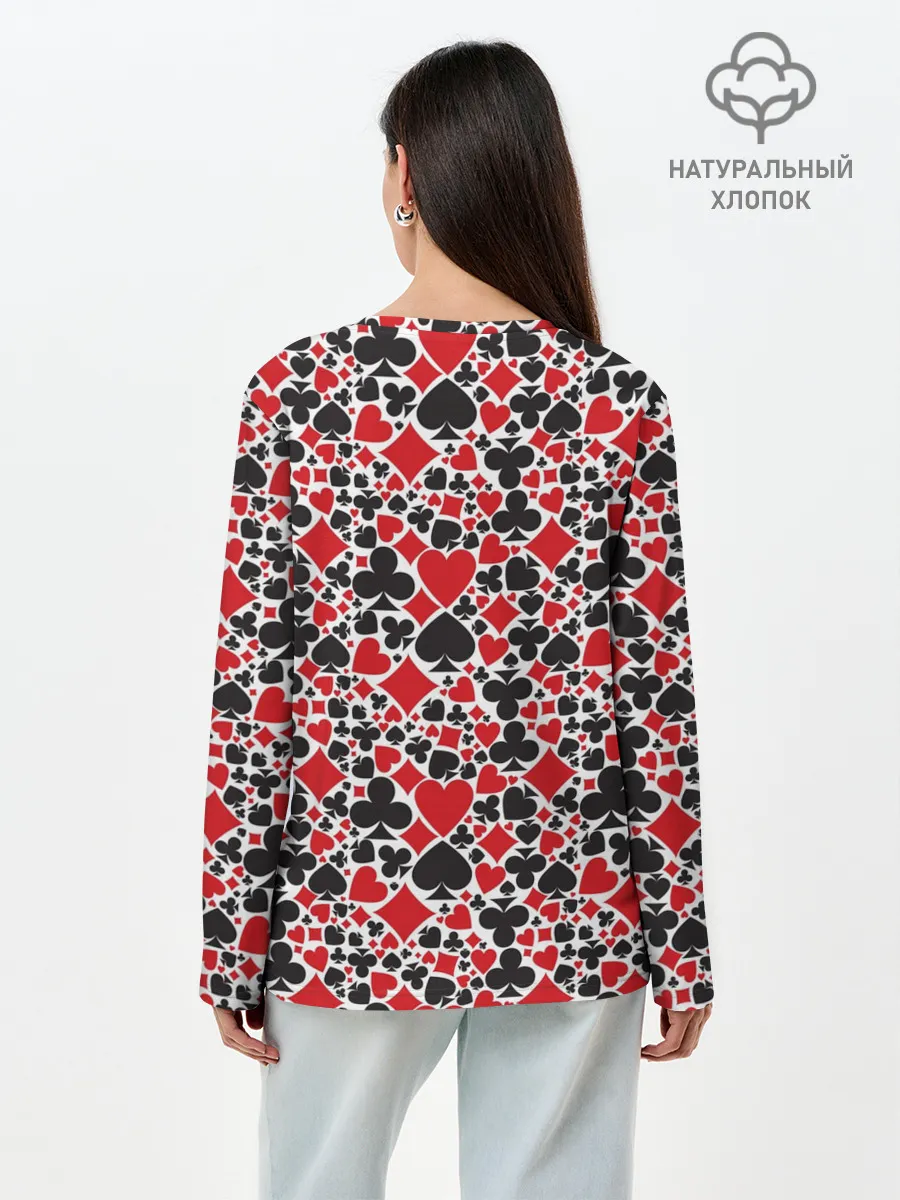 Лонгслив женский. Хлопок / Масти