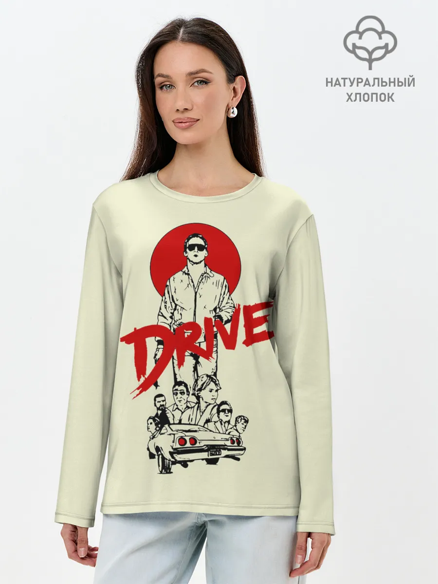 Лонгслив женский. Хлопок / Драйв