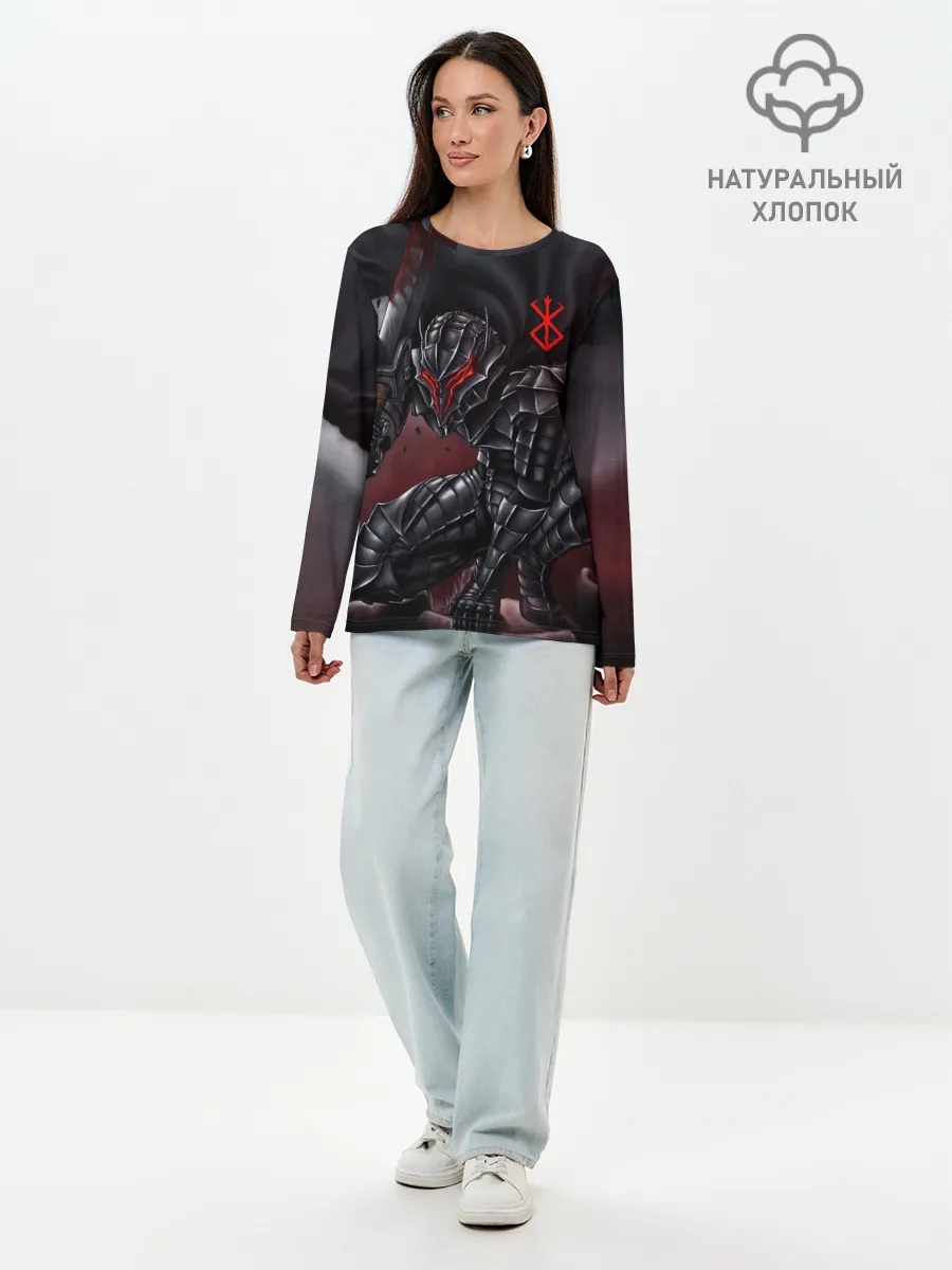 Лонгслив женский. Хлопок / ГАТС БЕРСЕРК аниме