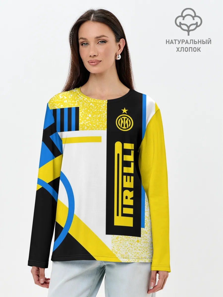 Лонгслив женский. Хлопок / ФК «Интер Милан» 2020/21