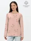 Лонгслив женский. Хлопок / Киски