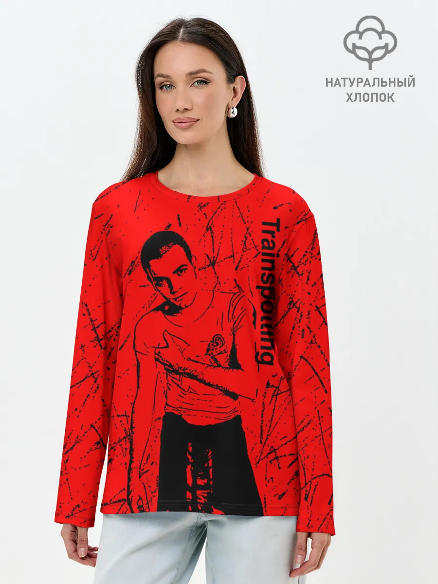 Лонгслив женский. Хлопок / На игле