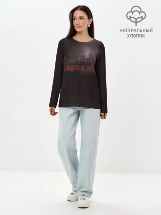 Лонгслив женский. Хлопок / Crews of rage