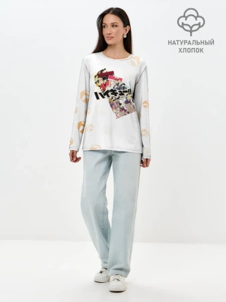 Лонгслив женский. Хлопок / ВОЛЕЙБОЛ!! сцены с командами | Haikyuu!!