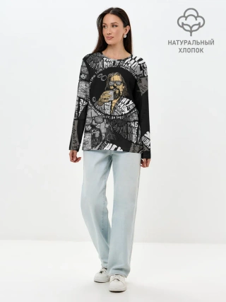 Лонгслив женский. Хлопок / The Big Lebowski