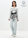 Лонгслив женский. Хлопок / Just call me the Dude