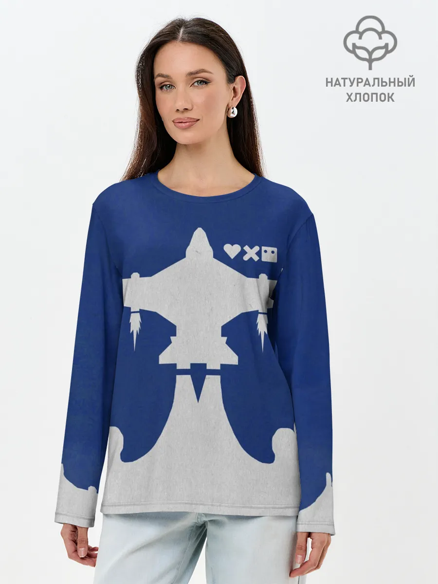 Лонгслив женский. Хлопок / Love Death And Robots. Lucky 13