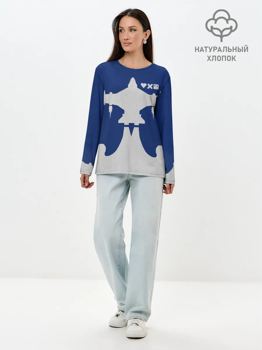 Лонгслив женский. Хлопок / Love Death And Robots. Lucky 13