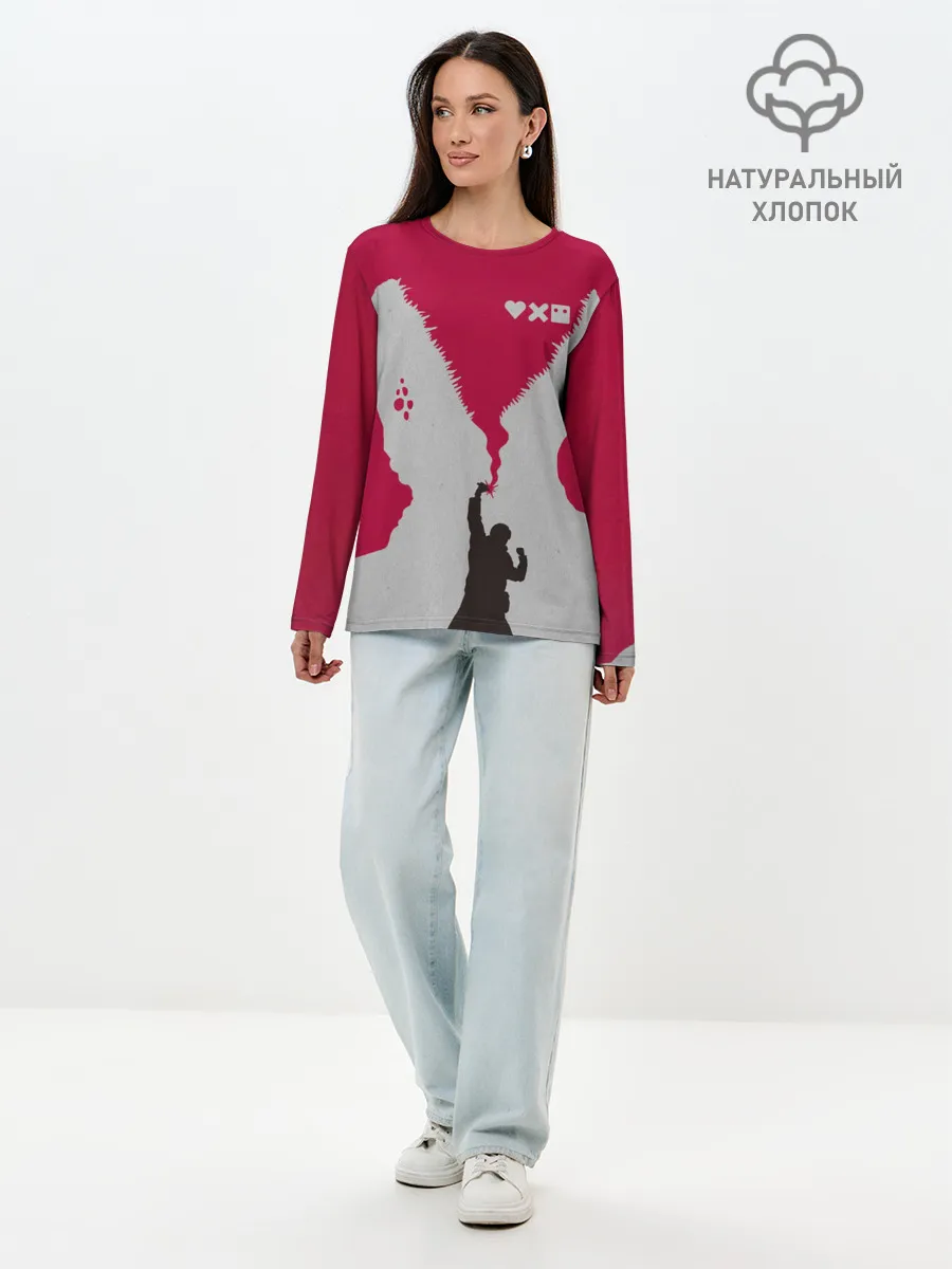 Лонгслив женский. Хлопок / Love Death And Robots. Тайная война