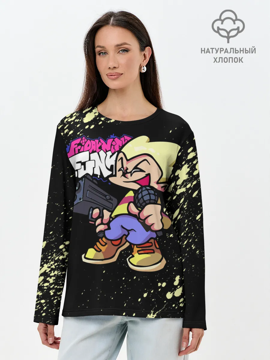 Лонгслив женский. Хлопок / Friday Night Funkin [6]