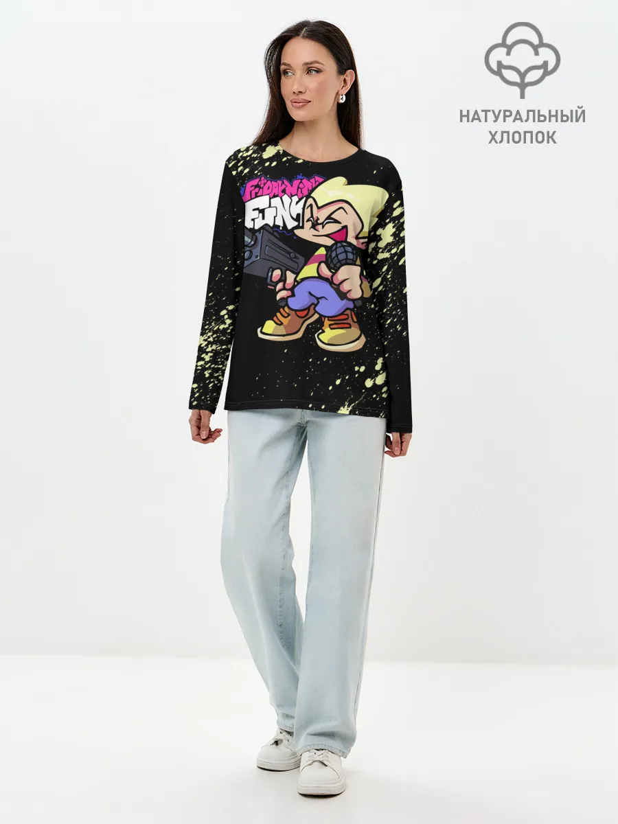 Лонгслив женский. Хлопок / Friday Night Funkin [6]