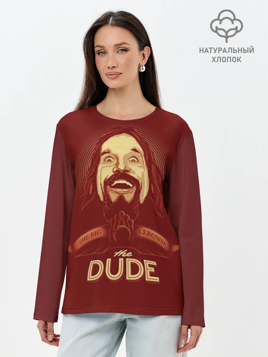 Лонгслив женский. Хлопок / The Dude