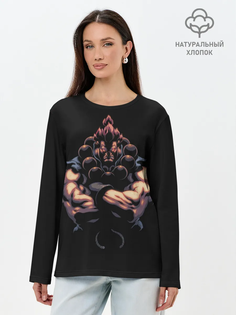 Лонгслив женский. Хлопок / Dangers Acuma