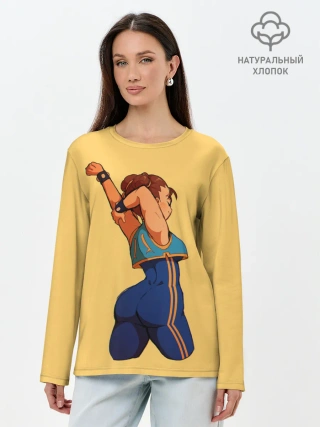 Лонгслив женский. Хлопок / Милаха Чун Ли