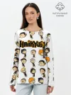 Лонгслив женский. Хлопок / Команда школы Карасуно | Haikyuu!!